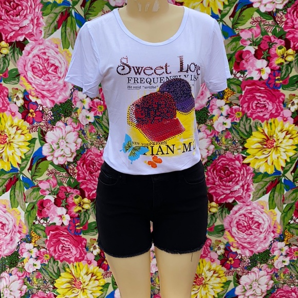 T- shirt with short - Picture 3 of 10